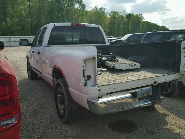 3D7KR28C85G761568 - 2005 DODGE RAM 2500 S WHITE photo 3