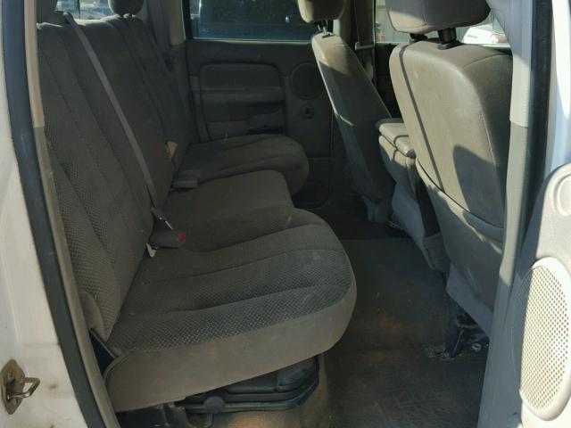 3D7KR28C85G761568 - 2005 DODGE RAM 2500 S WHITE photo 6