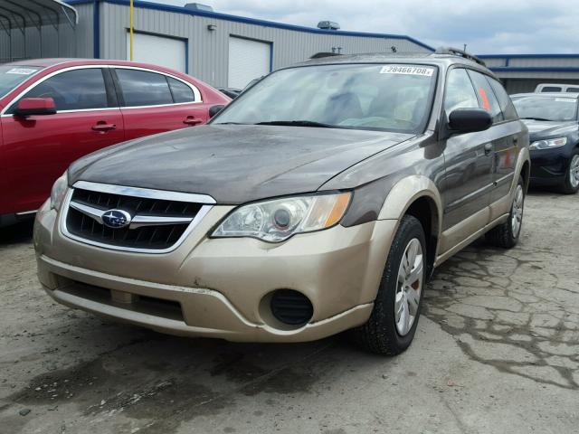 4S4BP60C987303861 - 2008 SUBARU OUTBACK TWO TONE photo 2