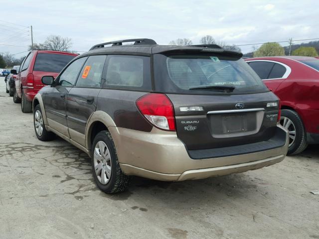 4S4BP60C987303861 - 2008 SUBARU OUTBACK TWO TONE photo 3