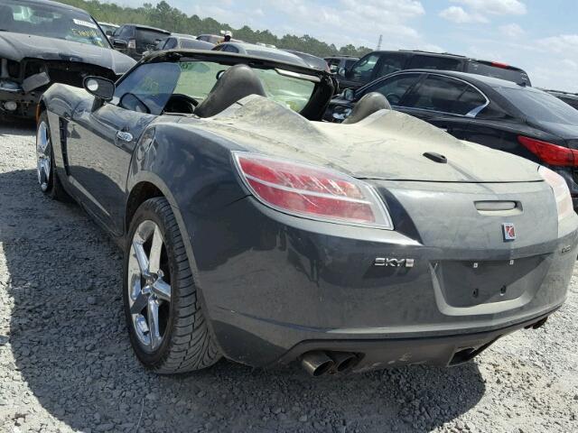 1G8MG35XX8Y119654 - 2008 SATURN SKY REDLIN GRAY photo 3