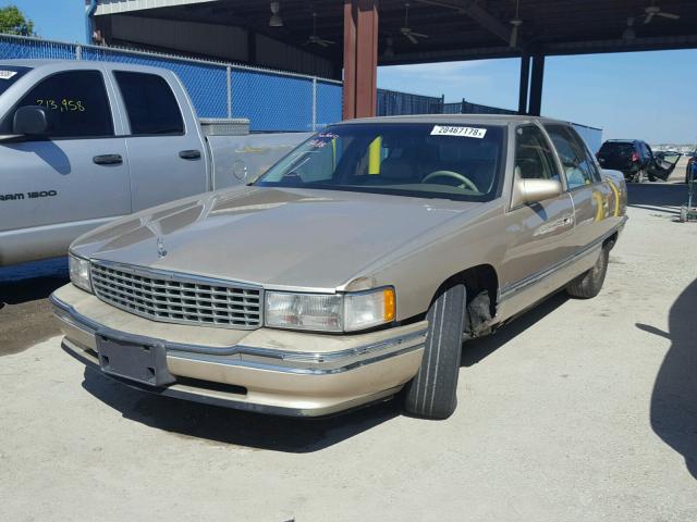 1G6KD52B0SU227535 - 1995 CADILLAC DEVILLE GOLD photo 2