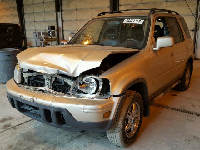 JHLRD1879YC043199 - 2000 HONDA CR-V SE GOLD photo 2