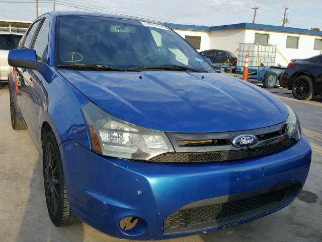 1FAHP3GN0BW165862 - 2011 FORD FOCUS SES BLUE photo 1