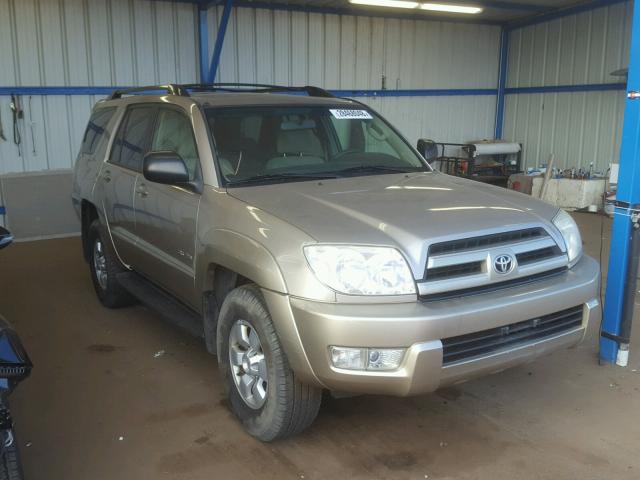 JTEBU14R830018600 - 2003 TOYOTA 4RUNNER SR BEIGE photo 1