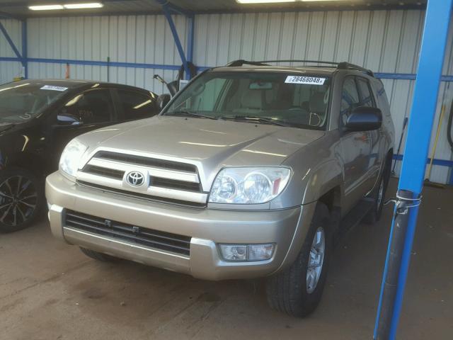 JTEBU14R830018600 - 2003 TOYOTA 4RUNNER SR BEIGE photo 2