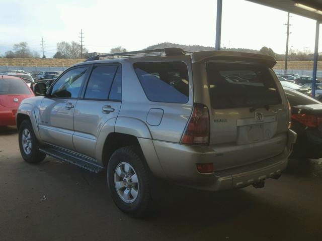 JTEBU14R830018600 - 2003 TOYOTA 4RUNNER SR BEIGE photo 3