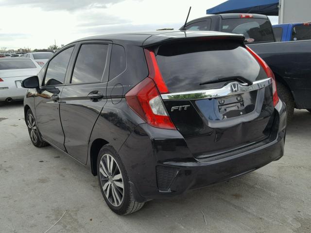 JHMGK5H78GX044934 - 2016 HONDA FIT EX BLACK photo 3