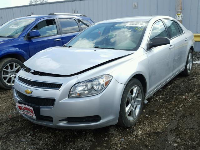 1G1ZB5E16BF301221 - 2011 CHEVROLET MALIBU LS SILVER photo 2