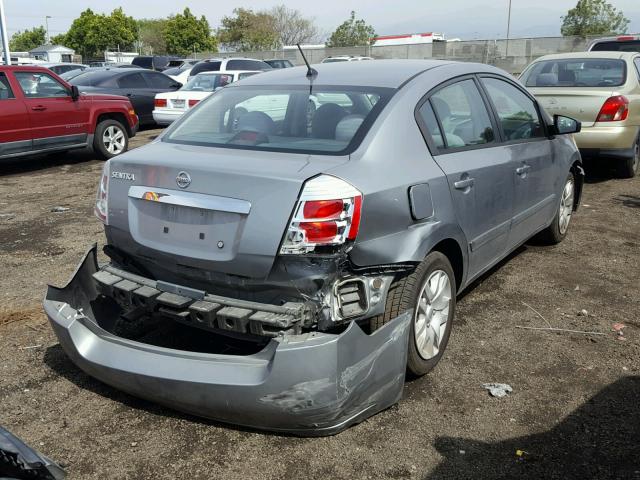 3N1AB6AP2AL727919 - 2010 NISSAN SENTRA 2.0 GRAY photo 4