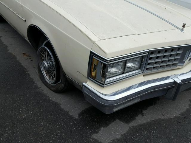 1G3BY69Y6F9014602 - 1985 OLDSMOBILE DELTA 88 R BEIGE photo 9