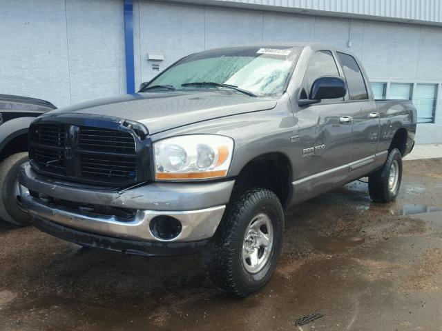 1D7HU182X6S553955 - 2006 DODGE RAM 1500 S GRAY photo 2