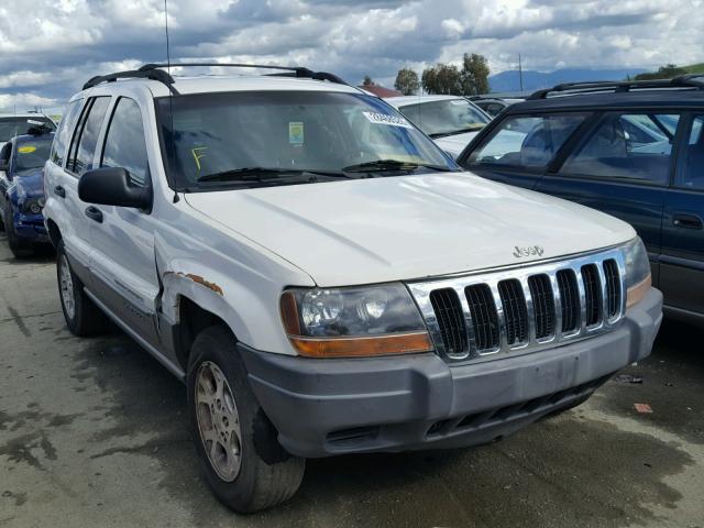 1J4GX48S51C615824 - 2001 JEEP GRAND CHER WHITE photo 1