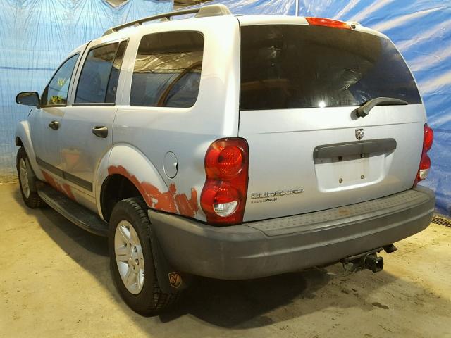 1D4HB38N95F573632 - 2005 DODGE DURANGO ST SILVER photo 3