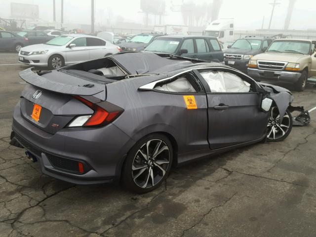 2HGFC3A56HH752498 - 2017 HONDA CIVIC SI GRAY photo 4