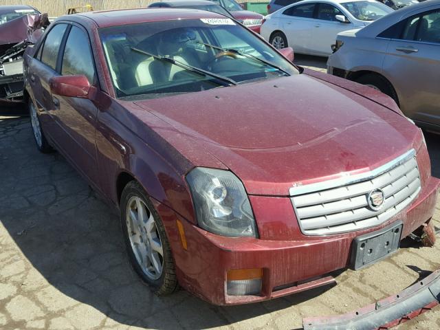 1G6DM57N730138775 - 2003 CADILLAC CTS BURGUNDY photo 1