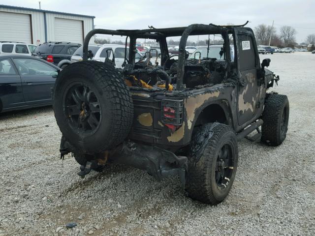 1J4AA2D16BL537905 - 2011 JEEP WRANGLER S BURN photo 4