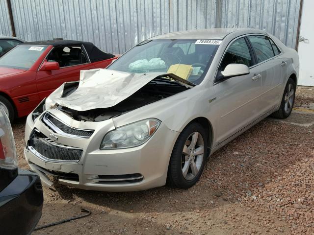 1G1ZF575X9F178537 - 2009 CHEVROLET MALIBU HYB BEIGE photo 2