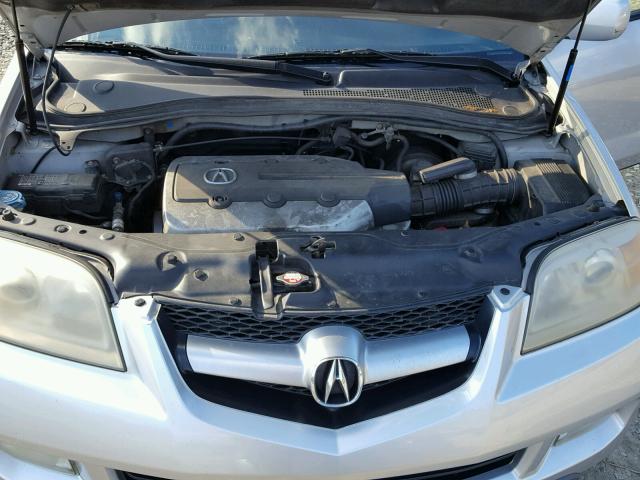 2HNYD18254H503084 - 2004 ACURA MDX SILVER photo 7