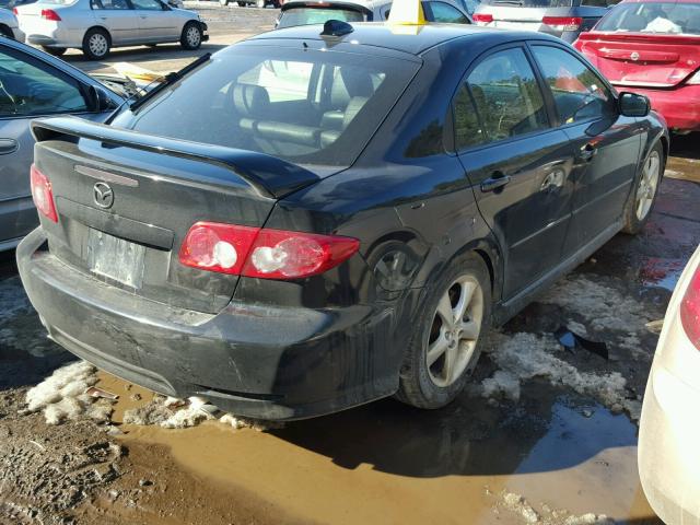 1YVHP84C255M73257 - 2005 MAZDA 6 I BLACK photo 4