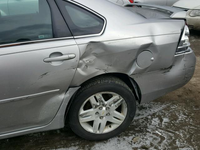 2G1WU581569203806 - 2006 CHEVROLET IMPALA LTZ SILVER photo 9