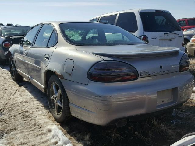 1G2WP52K4YF322977 - 2000 PONTIAC GRAND PRIX GRAY photo 3