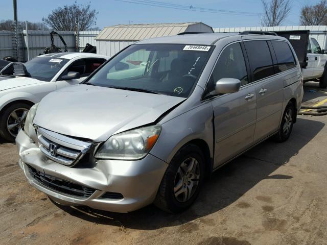 5FNRL38446B444595 - 2006 HONDA ODYSSEY EX GRAY photo 2