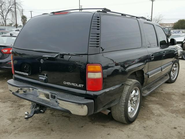 3GNEC16TX2G278849 - 2002 CHEVROLET SUBURBAN BLACK photo 4