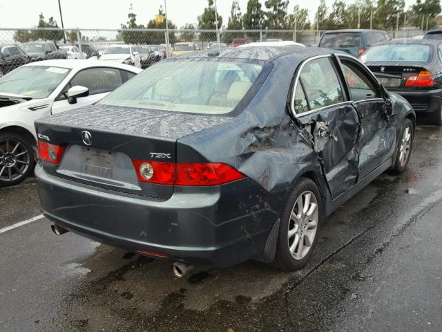 JH4CL96966C025277 - 2006 ACURA TSX GREEN photo 4