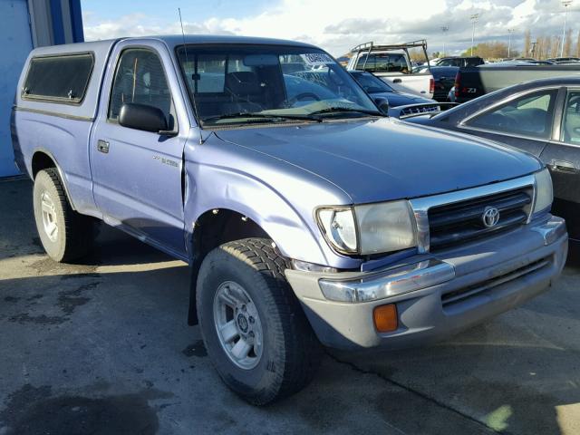 4TAPM62NXXZ568174 - 1999 TOYOTA TACOMA BLUE photo 1