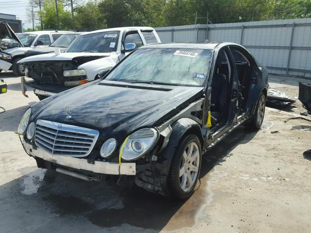 WDBUF56X07B061685 - 2007 MERCEDES-BENZ E 350 BLACK photo 2