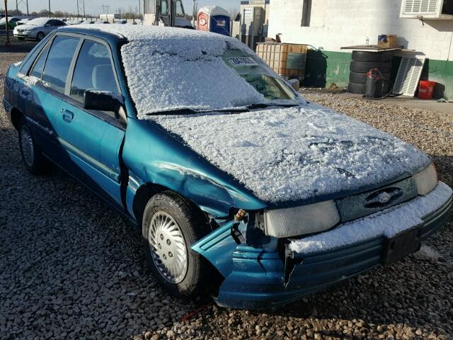 1FASP14J4SW268889 - 1995 FORD ESCORT LX GREEN photo 1