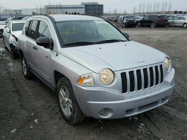 1J8FT47038D734837 - 2008 JEEP COMPASS SP SILVER photo 1