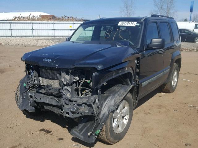 1J4PN2GK6AW142669 - 2010 JEEP LIBERTY SP BLACK photo 2