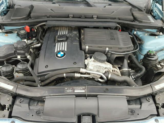 WBAWL73538PX59615 - 2008 BMW 335 I BLUE photo 7