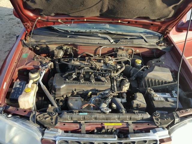 3N1CB51D21L445661 - 2001 NISSAN SENTRA XE RED photo 7