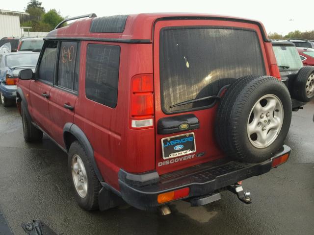 SALTY1249XA217247 - 1999 LAND ROVER DISCOVERY BURGUNDY photo 3