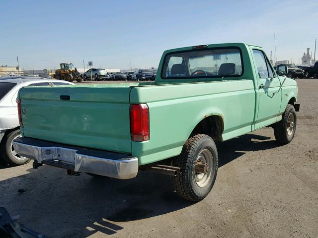 2FTHF26H3RCA62086 - 1994 FORD F250 GREEN photo 4