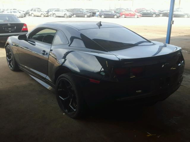 2G1FT1EW9A9111375 - 2010 CHEVROLET CAMARO SS Negro foto 3