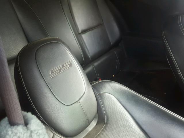 2G1FT1EW9A9111375 - 2010 CHEVROLET CAMARO SS Negro foto 6