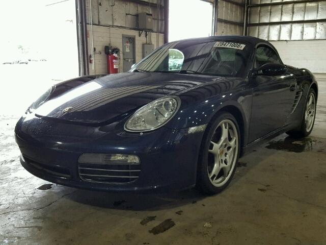 WP0CB298X5U730364 - 2005 PORSCHE BOXSTER S BLUE photo 2