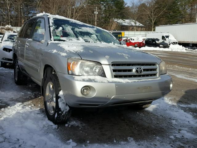 JTEEP21A060174756 - 2006 TOYOTA HIGHLANDER SILVER photo 1