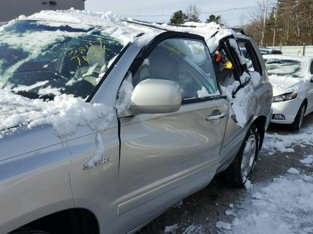 JTEEP21A060174756 - 2006 TOYOTA HIGHLANDER SILVER photo 10