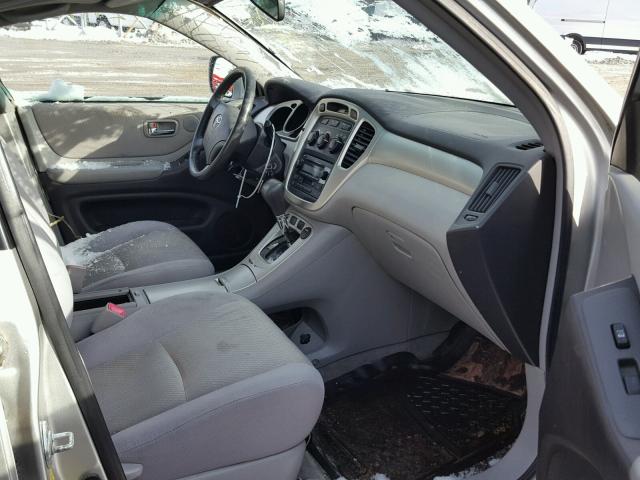 JTEEP21A060174756 - 2006 TOYOTA HIGHLANDER SILVER photo 5