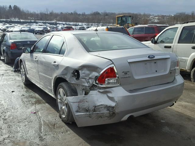 3FAHP08118R163463 - 2008 FORD FUSION SEL SILVER photo 3