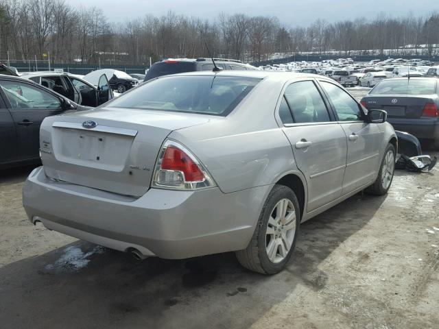 3FAHP08118R163463 - 2008 FORD FUSION SEL SILVER photo 4