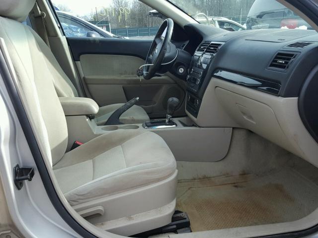 3FAHP08118R163463 - 2008 FORD FUSION SEL SILVER photo 5