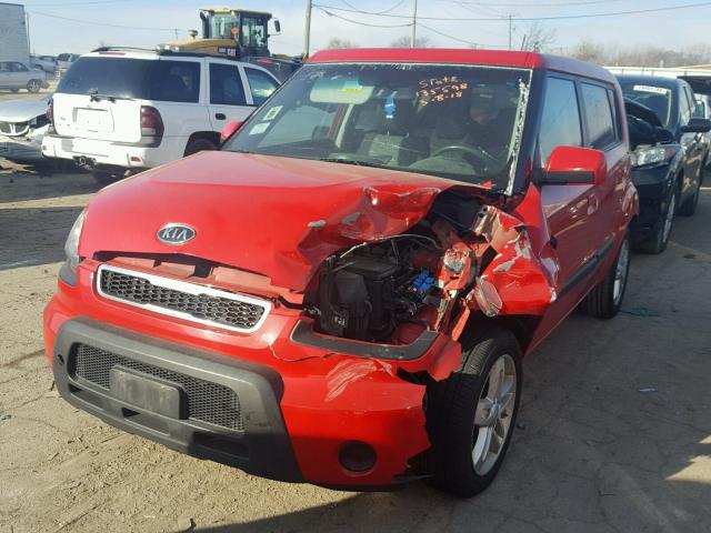 KNDJT2A27A7190203 - 2010 KIA SOUL + RED photo 2