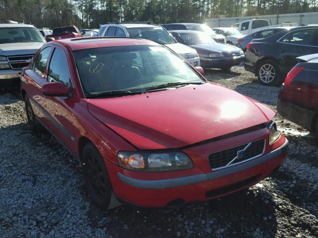 YV1RS61R812046970 - 2001 VOLVO S60 RED photo 1