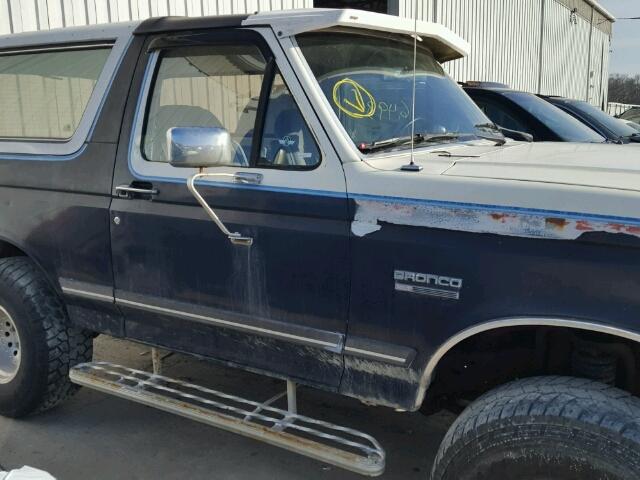 1FMEU15N9LLB02397 - 1990 FORD BRONCO U10 BLUE photo 9